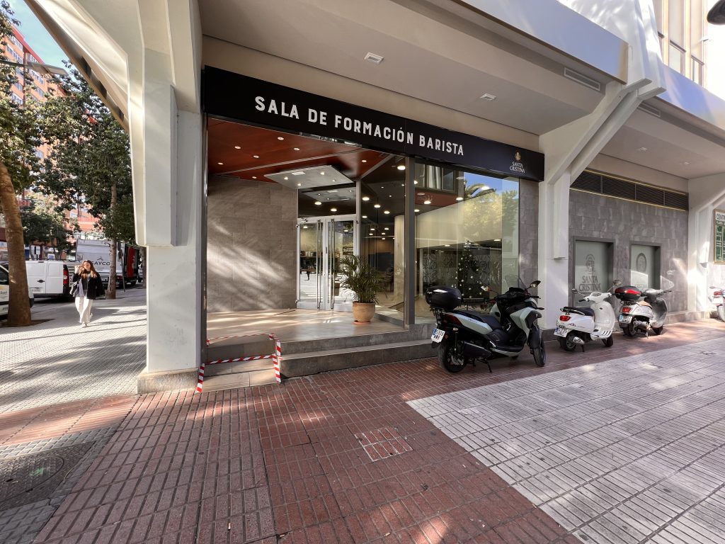 Fachada de la Sala formación Barista de Malaga