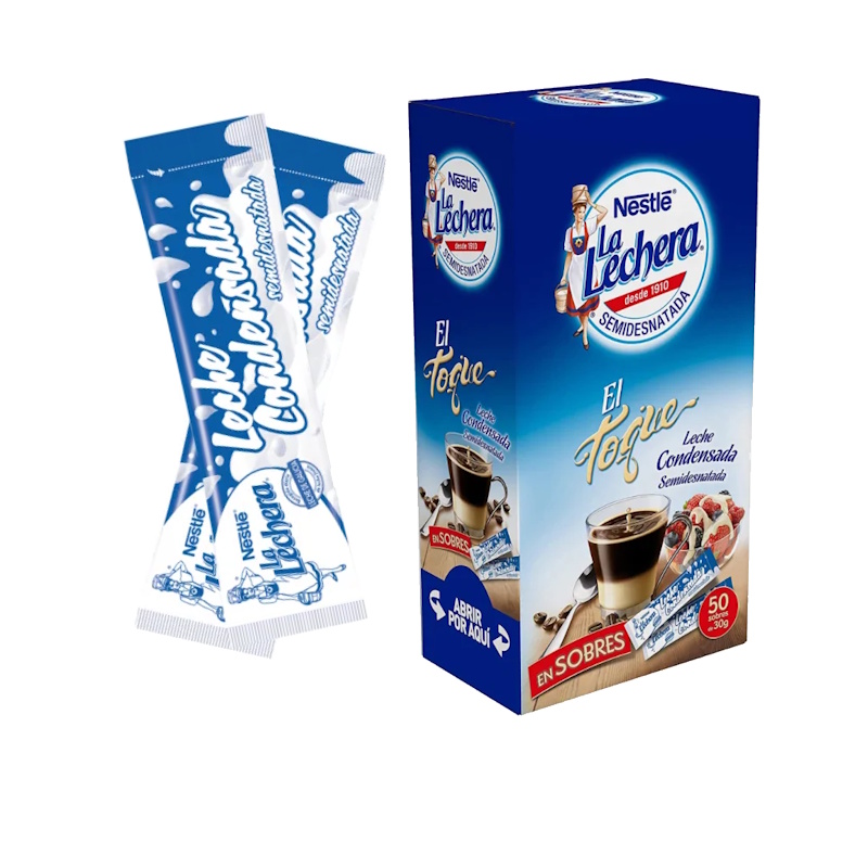 Leche condensada la lechera sobres (50 unidades)
